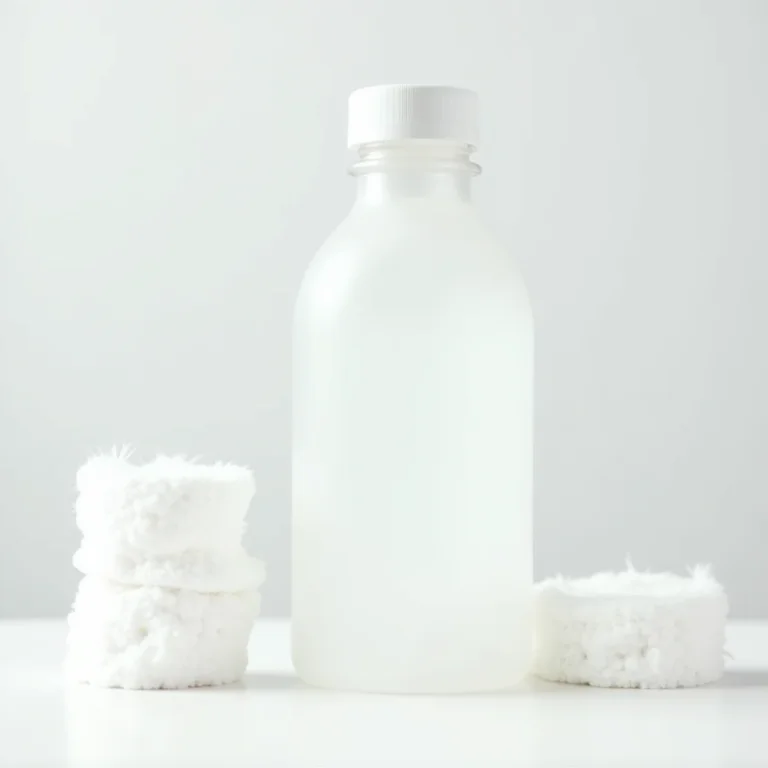 Álcool isopropílico e algodão para remover mancha de tinta