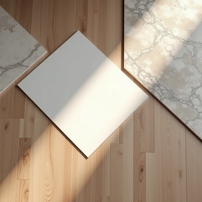 Amostras de pisos duráveis e elegantes para cozinha