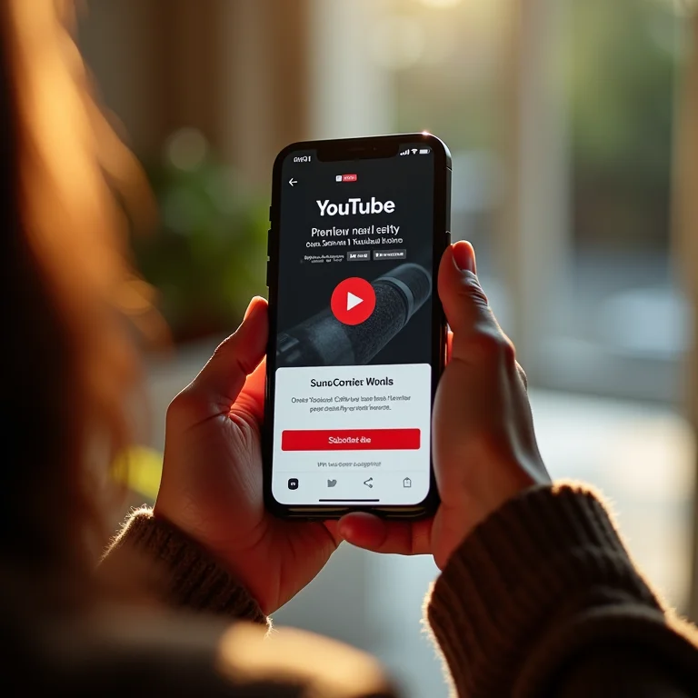 Assinando o YouTube Premium no celular