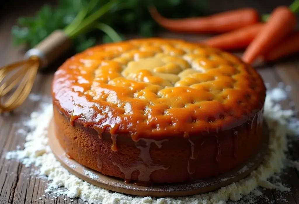 Bolo de Cenoura fofinho: O segredo que as avós não revelam Bolo de cenoura fofinho com cobertura brilhante