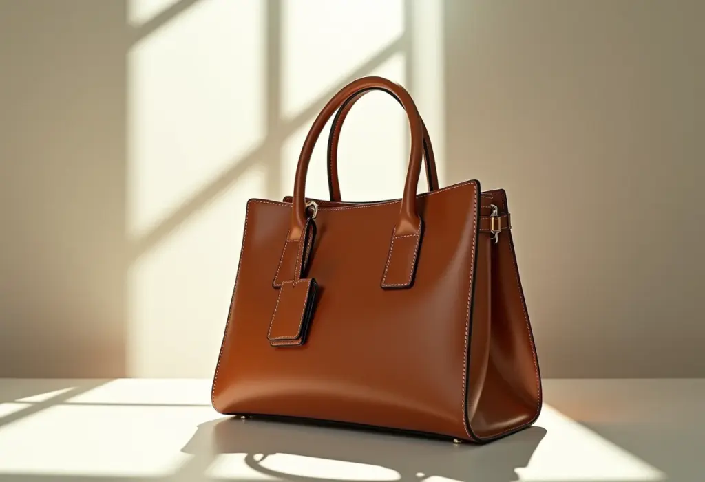 Bolsa de couro legítimo impecável.