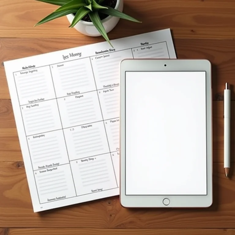 Comparativo entre planner semanal e calendário digital
