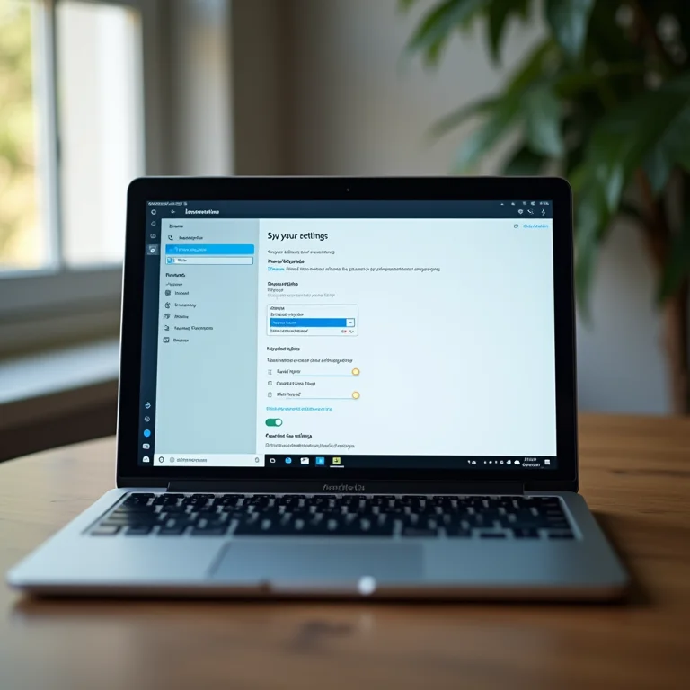 Desativando a sincronização no Windows.