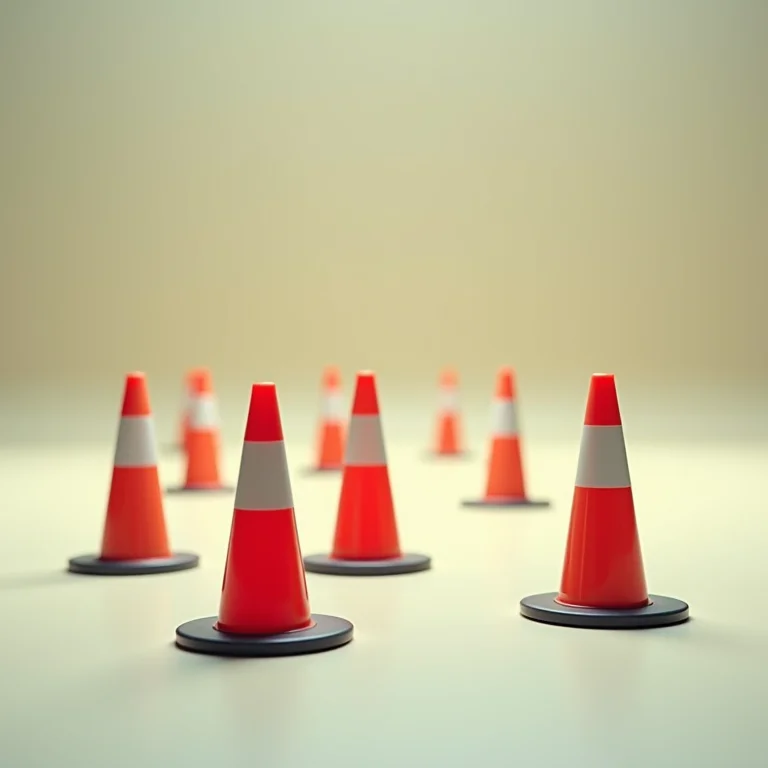 Diferentes configurações de cones para variações do jogo de bobinho.