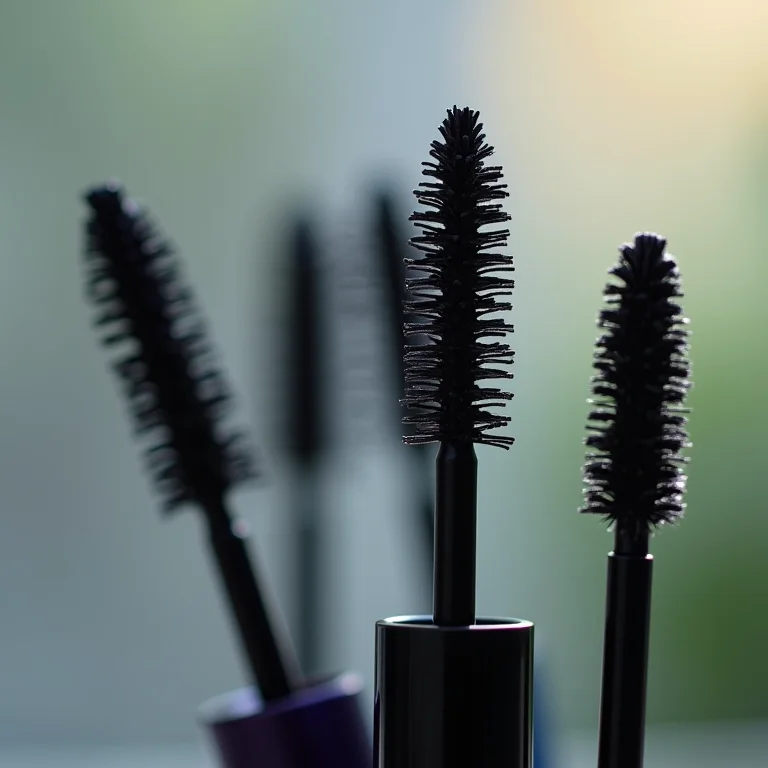 Diferentes tipos de aplicadores de rímel para cada tipo de cílio.