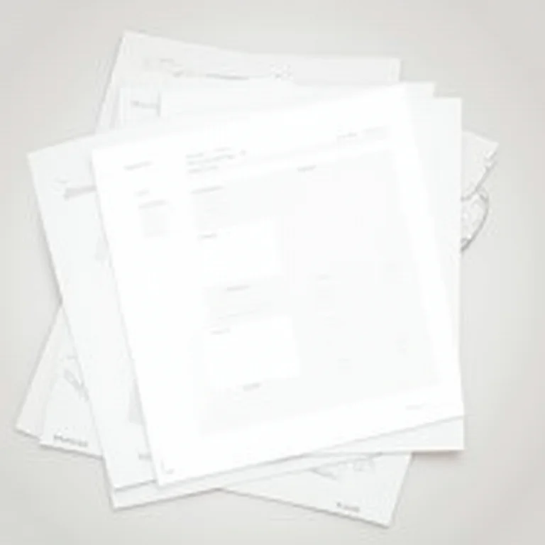 Disposição de documentos representando diferentes tipos de licitação.