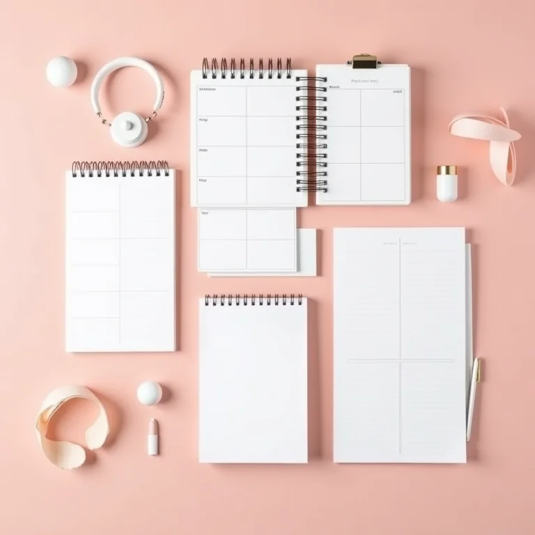 Diversos tipos de planners semanais