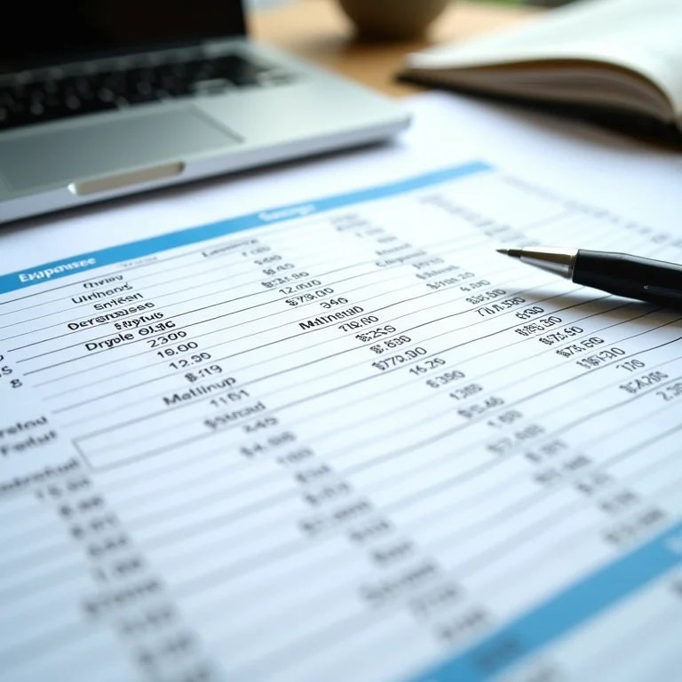 Estrutura básica de uma planilha Excel para finanças