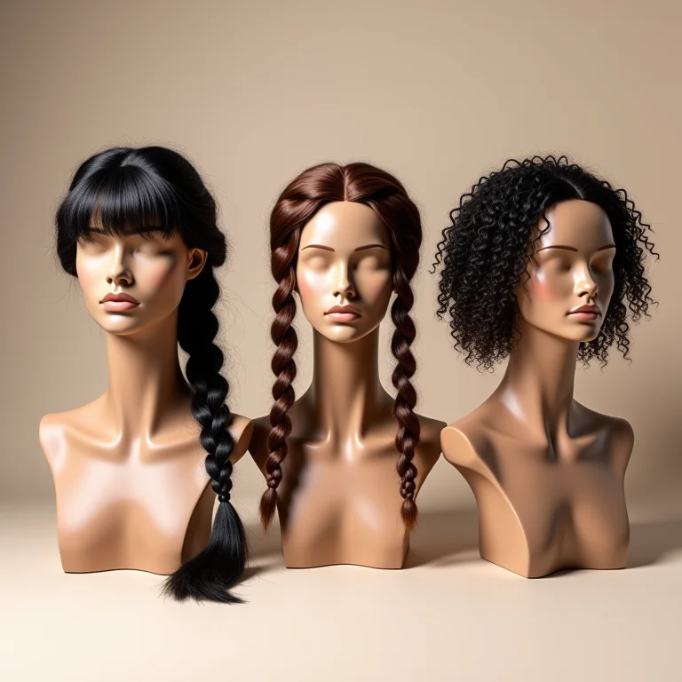 Exemplos de trança boxeadora em diferentes texturas de cabelo