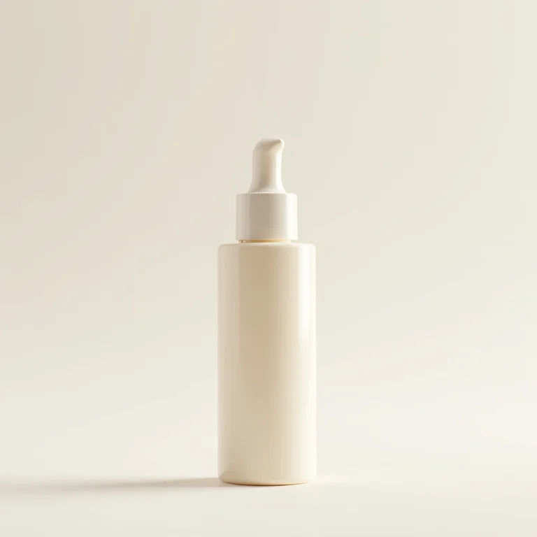 Frasco de primer facial em destaque