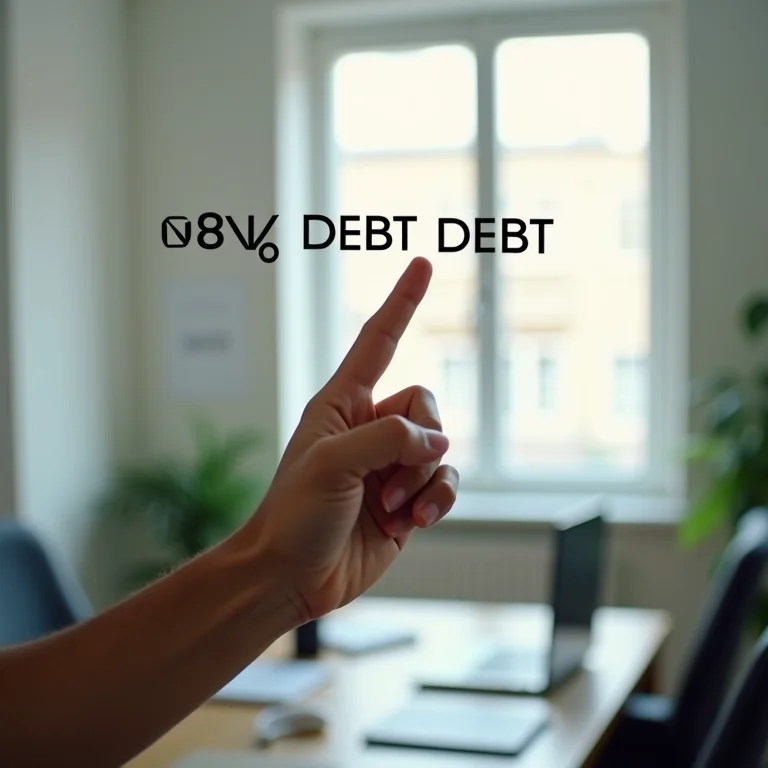 Infográfico financeiro explicando os diferentes tipos de dívida