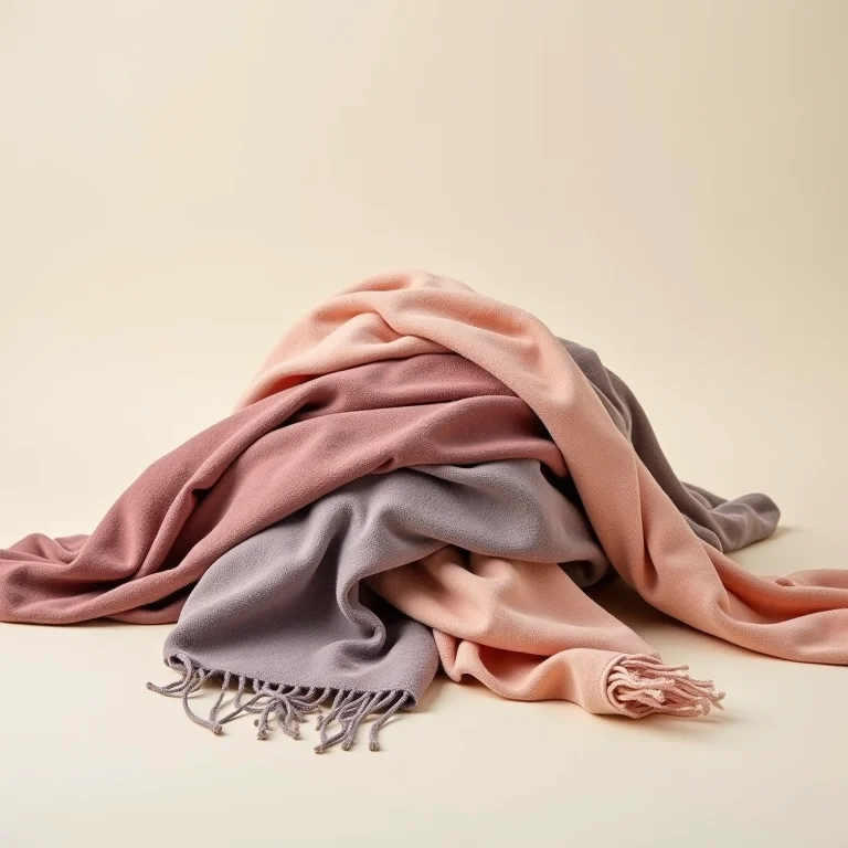 Lenços descartados para doação ou reciclagem