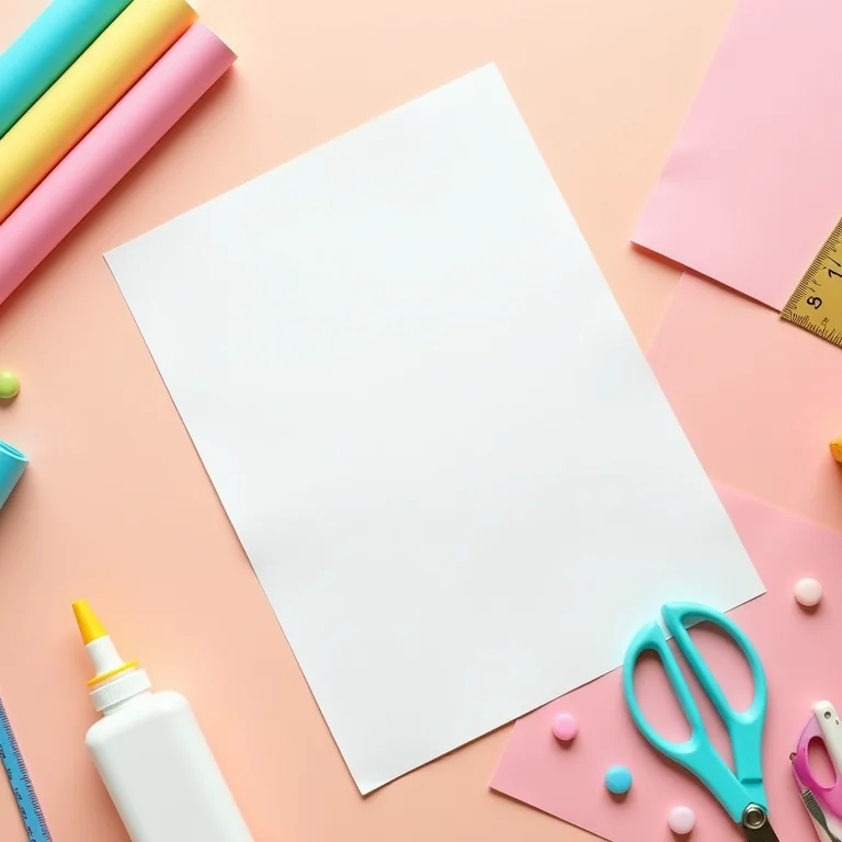 Materiais necessários para criar um porta-lápis de rolo de papel