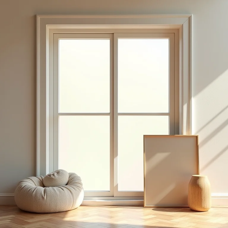 Materiais reaproveitados para decoração de vitrine