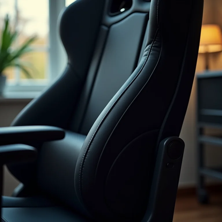 Mecanismo de ajuste do suporte lombar em cadeira gamer