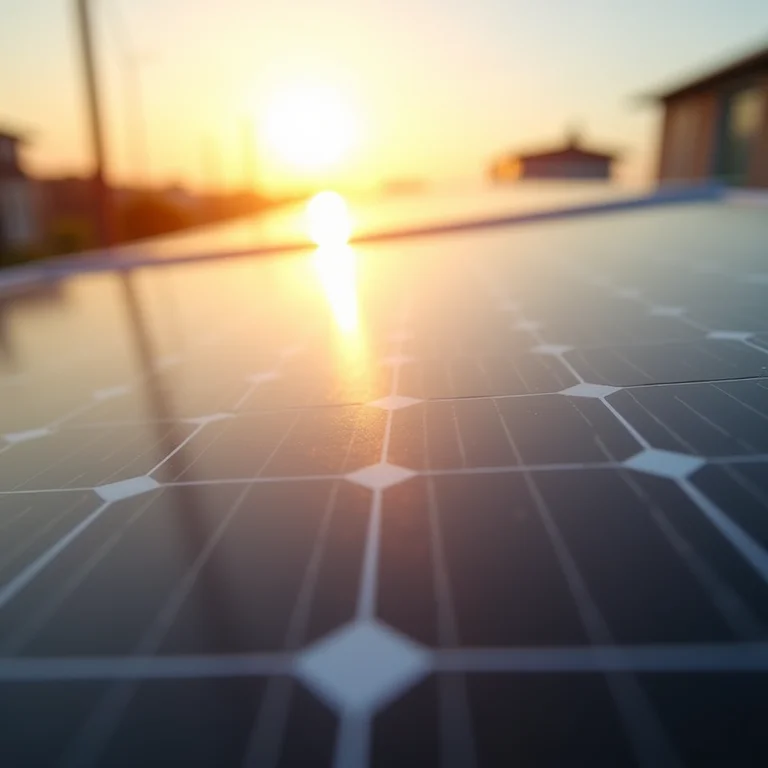 Medindo a intensidade da luz solar em um painel solar