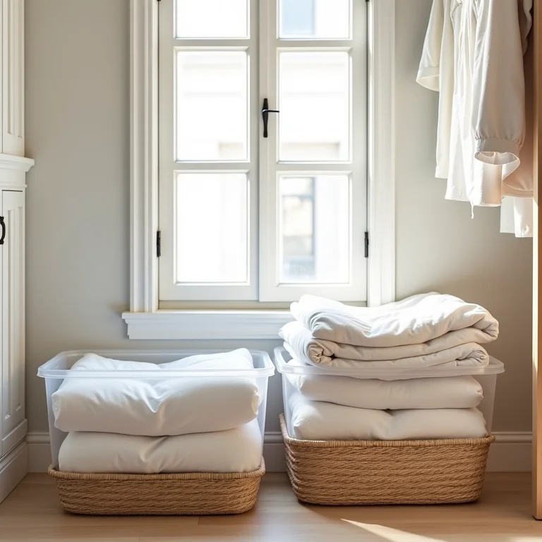 Organizadores inteligentes para roupas de cama