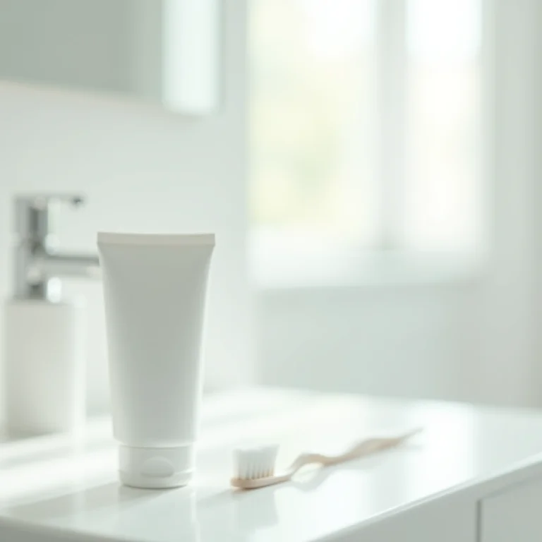 Pasta de dente para clarear rejuntes