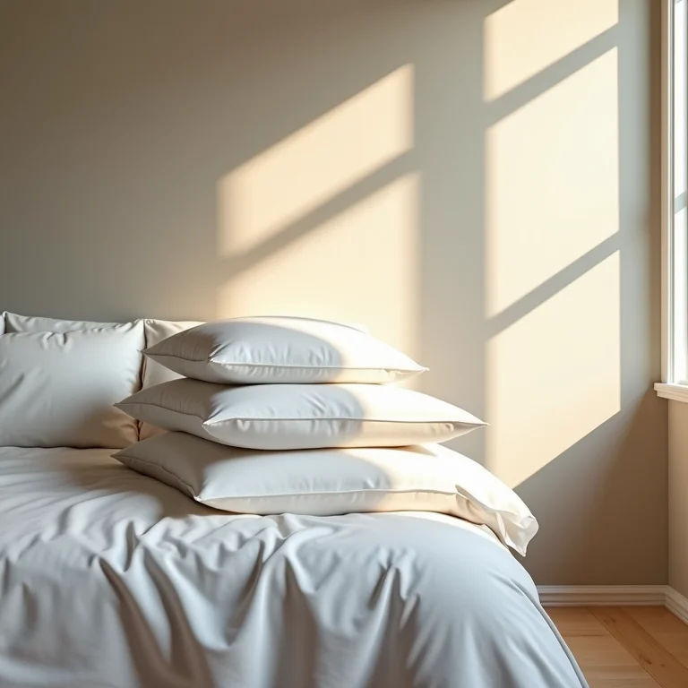 Pilha de roupas de cama sendo avaliada para descarte