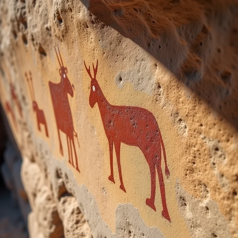 Pinturas rupestres milenares em Boa Vista.