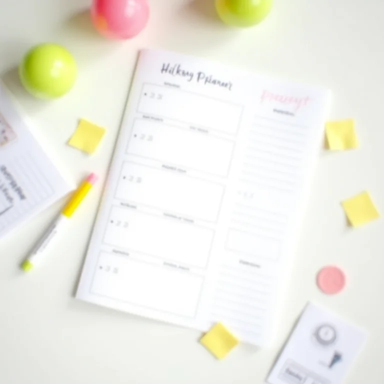 Planner semanal com tarefas priorizadas