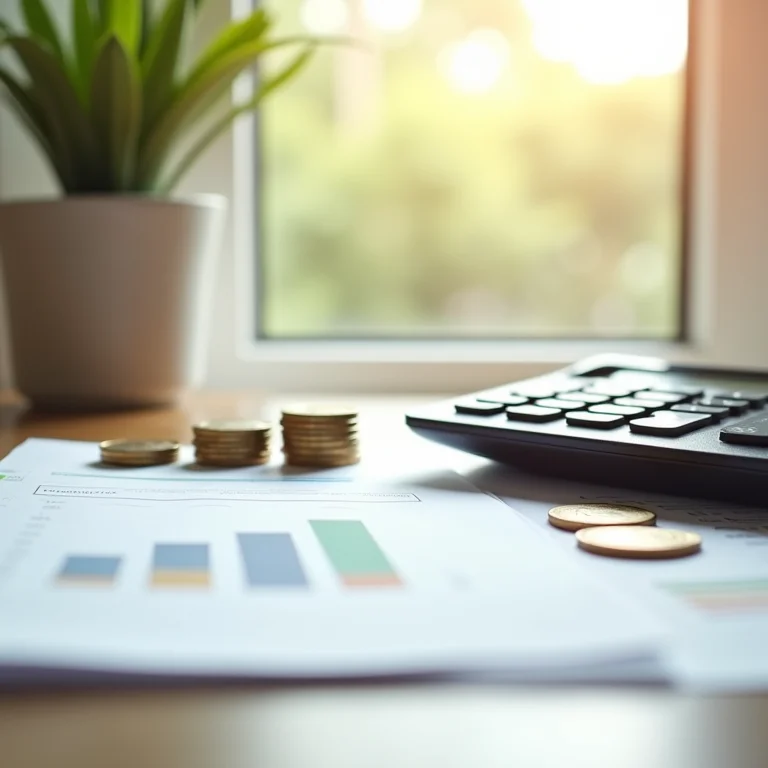 Relatórios financeiros, calculadora e moedas: área financeira