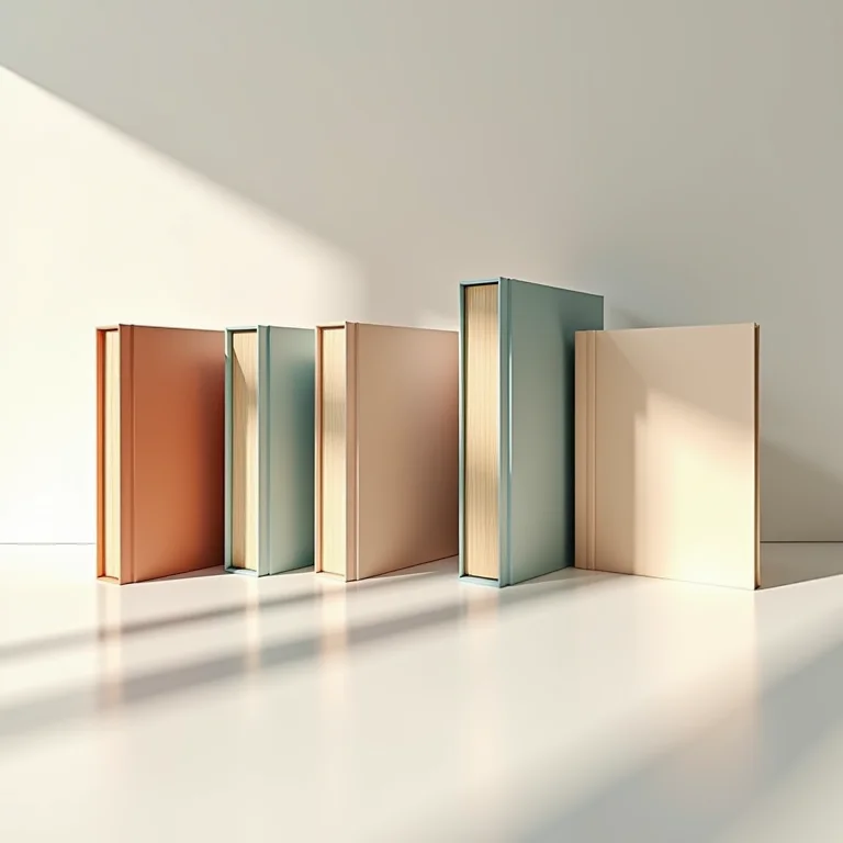 Seleção de cinco livros com capas diversas e atraentes.