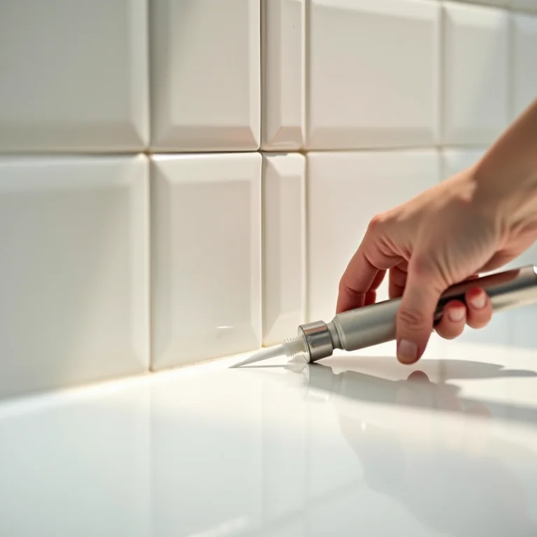 Selo de proteção: aplicação de selante entre os azulejos do banheiro