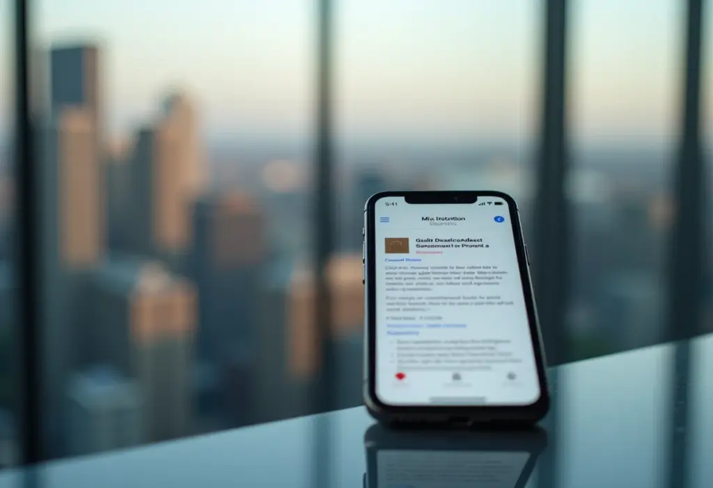 Smartphone exibindo anúncio suspeito na OLX.