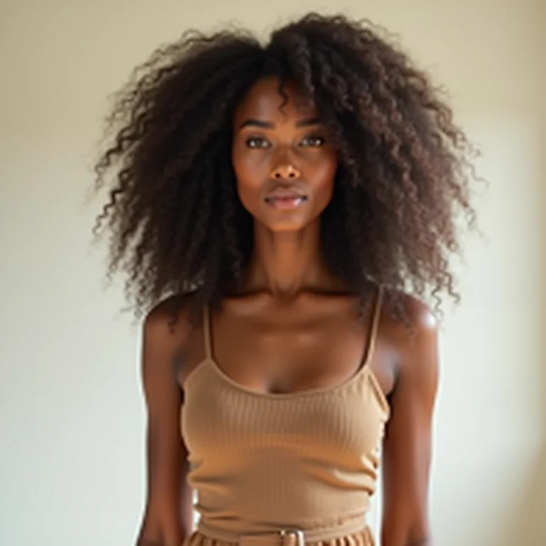 Topete volumoso em cabelo médio