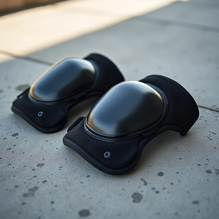 Acessórios de proteção para parkour: joelheiras e munhequeiras