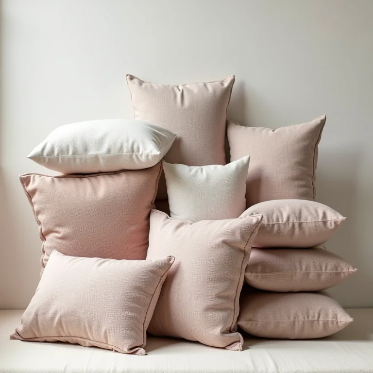 Almofadas estilosas e acessíveis