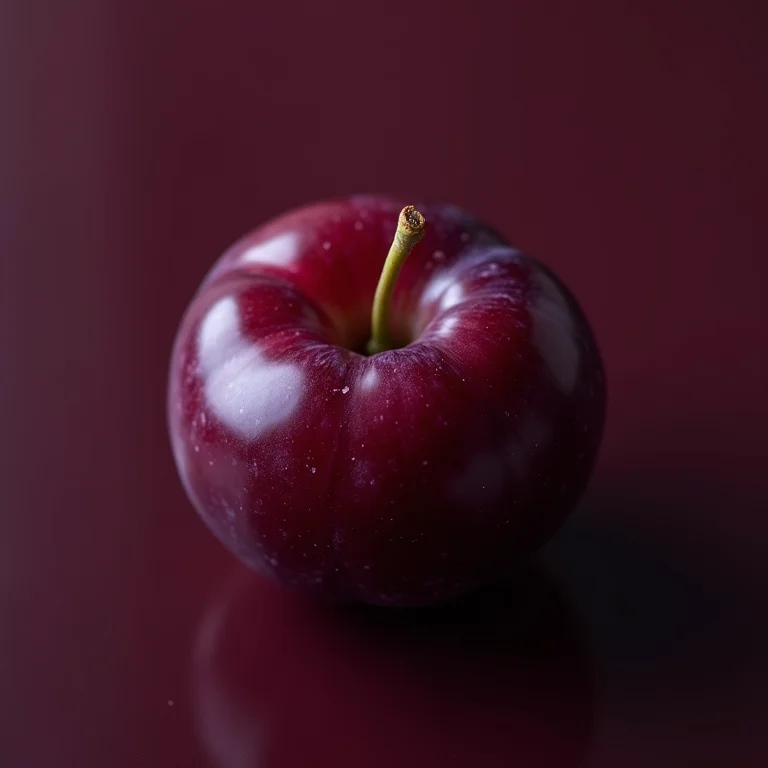 Ameixas frescas em close-up