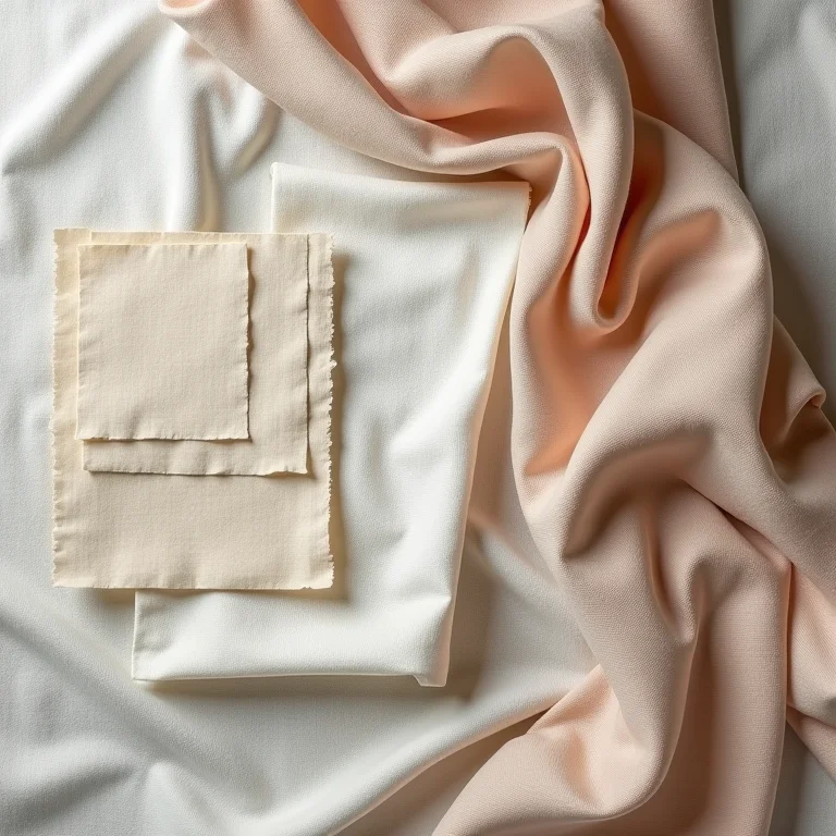 Amostras de tecidos de cortina