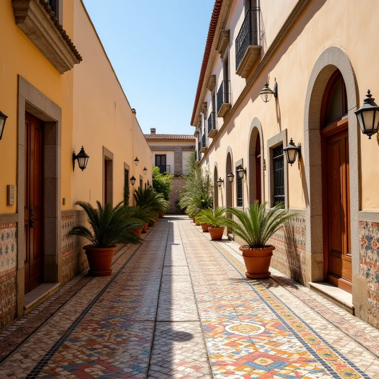 Arquitetura colonial com azulejos portugueses no centro histórico de São Luís