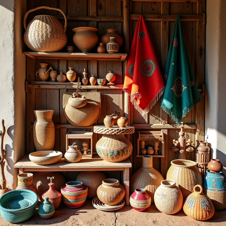 Artesanato local de Piaçabuçu