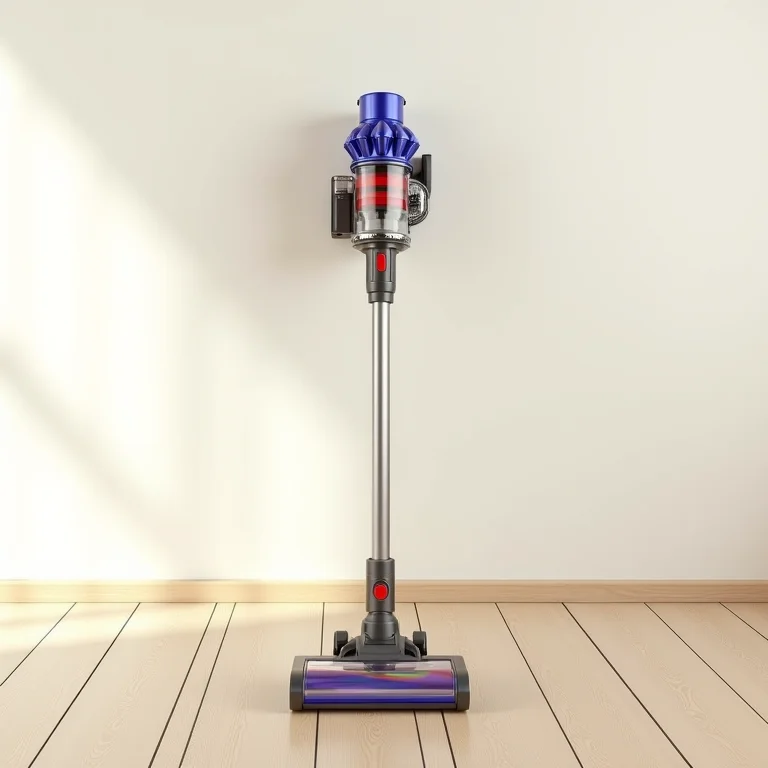 Aspirador de pó e acessórios em close-up