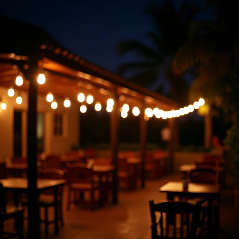 Bares e restaurantes animados em Barreirinhas à noite