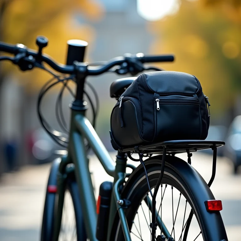 Bicicleta com acessórios para aluguel