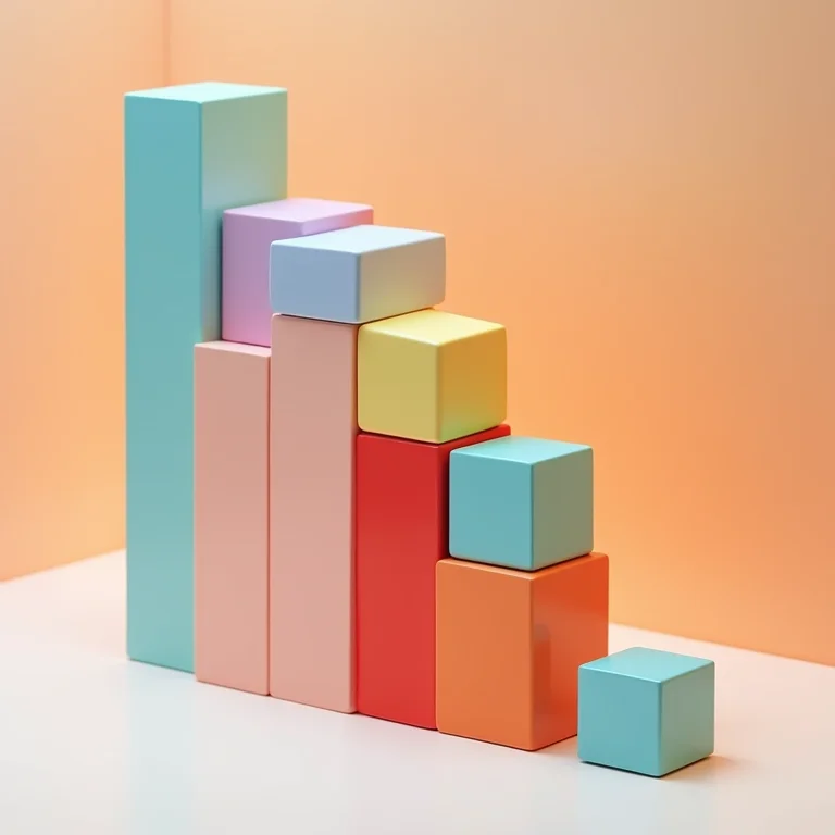 Blocos de construção coloridos representando tipos de factoring.