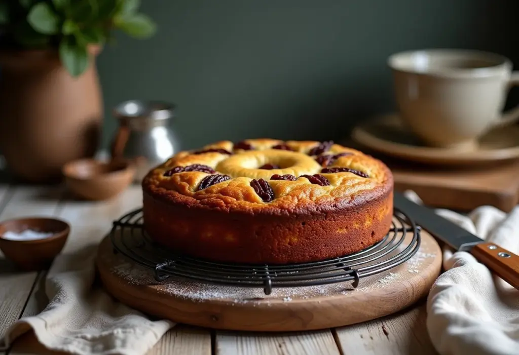 Bolo de Passas Fofinho: O segredo da receita perfeita da vovó Bolo de passas fofinho em cozinha vintage