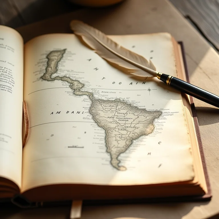 Caderno antigo com mapas da costa de Pernambuco