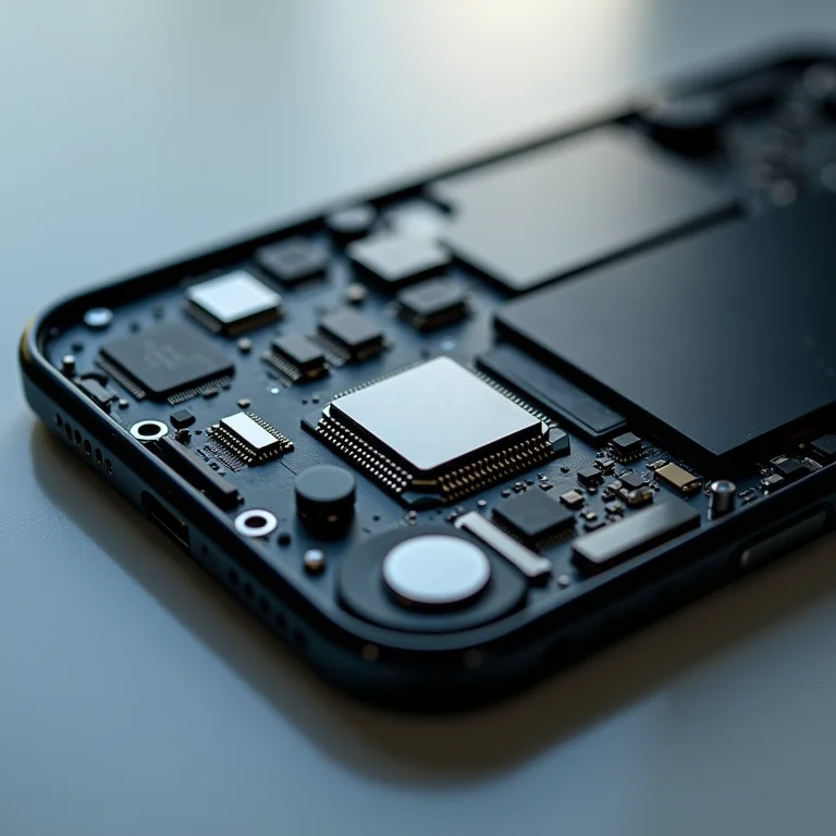 Chip A-series do iPhone mostrando desempenho e otimização