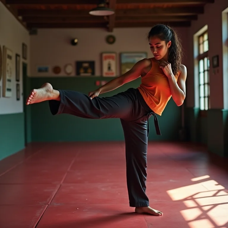 Chute na genitália para defesa pessoal