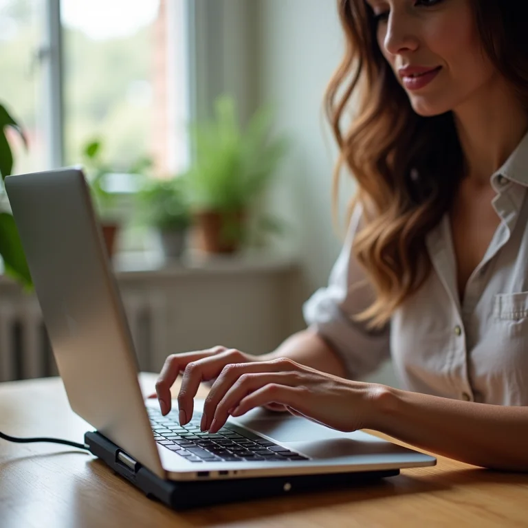 Circulação sanguínea melhorada com uso de suporte para notebook