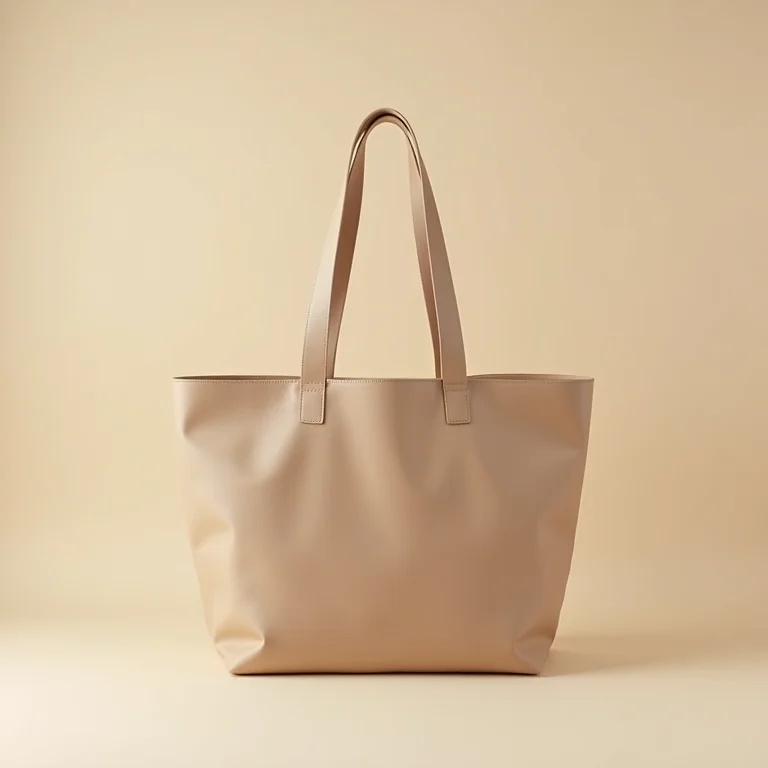 Close up de uma bolsa tote