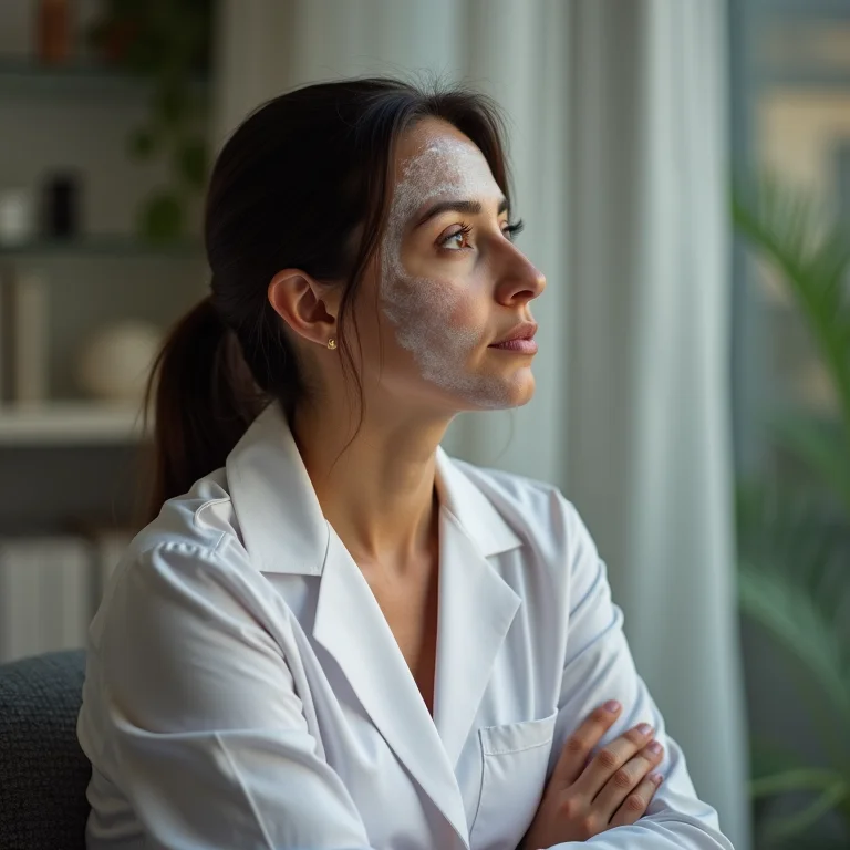 Consulta com dermatologista sobre vitiligo