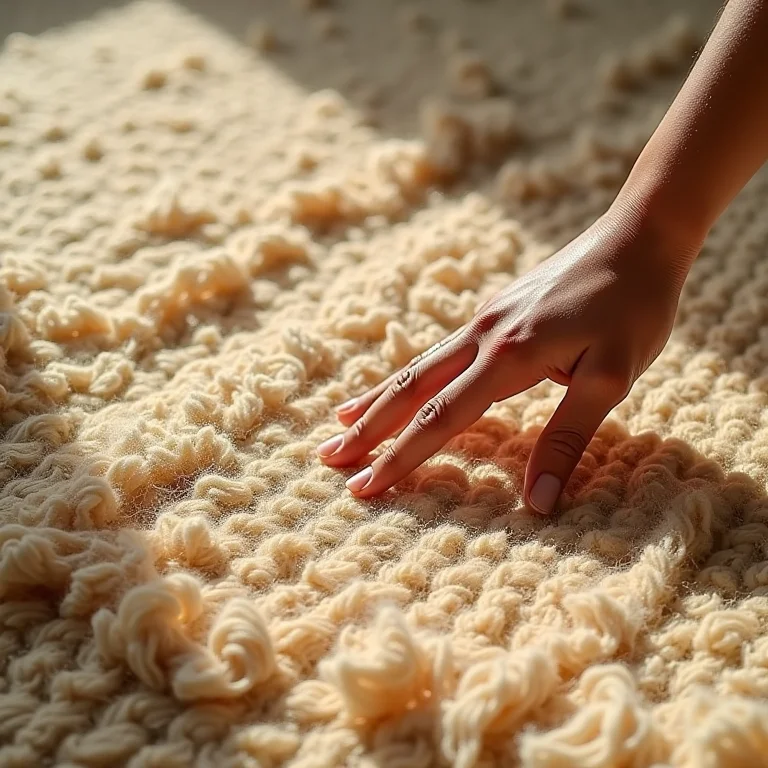 Demonstração da resistência e textura do sisal