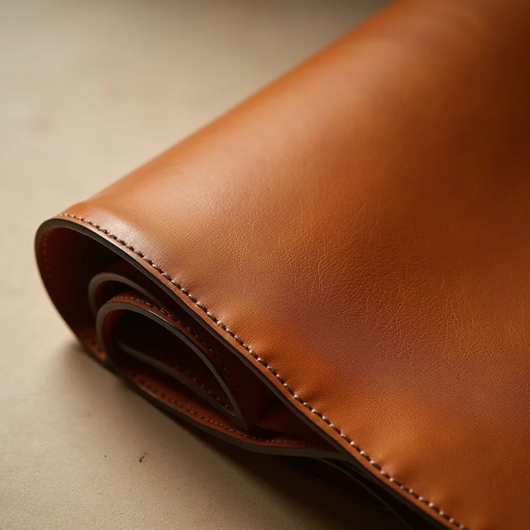 Detalhe da textura do couro de canguru