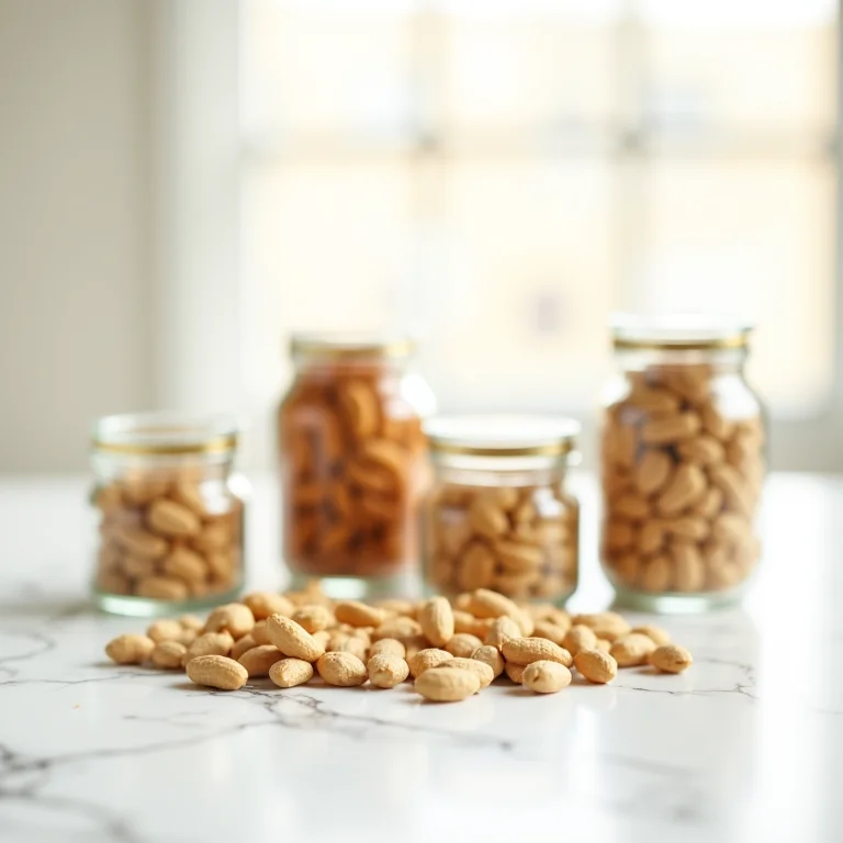 Diferentes tipos de amendoim para um brigadeiro perfeito.
